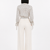 Polka dot blouse