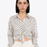 Polka dot blouse