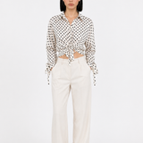 Polka dot blouse