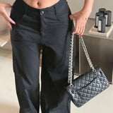 Cargo pants in black